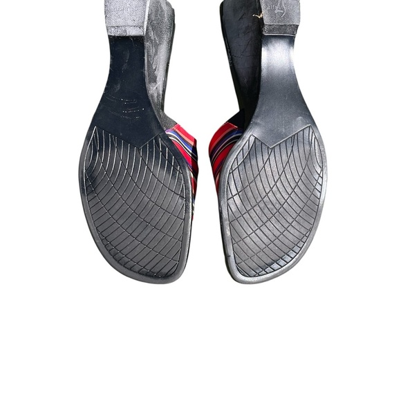 Colorful Striped Wedge Sandals size 10 by Life Stride - Picture 3 of 3
